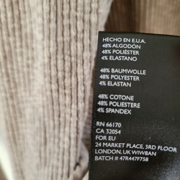 FP Beach Ribbed Mock Neck.Open Back Sweater XS - Picture 4 of 7